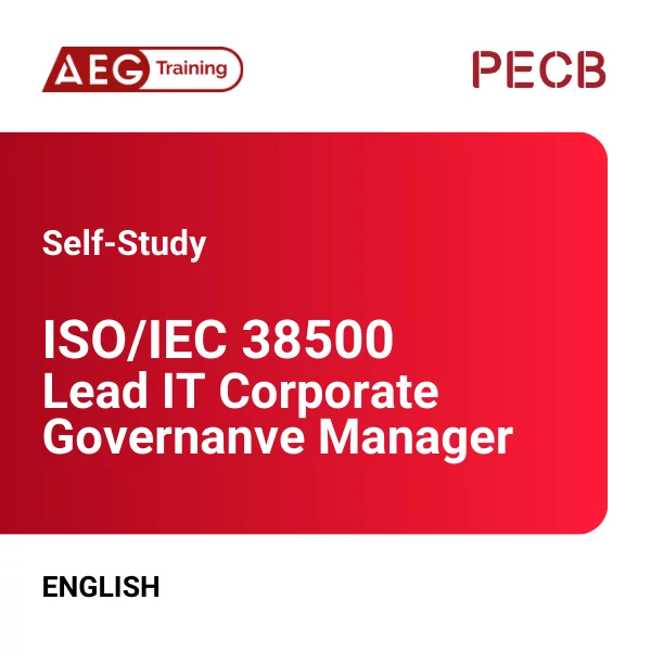 PECB ISO 38500 Lead IT Corporate Governance Manager- Self Study in English