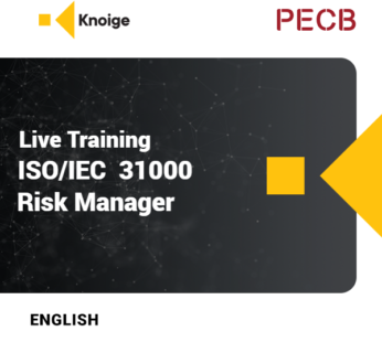 PECB ISO/IEC 31000 Risk Management Risk Manager – Live Training
