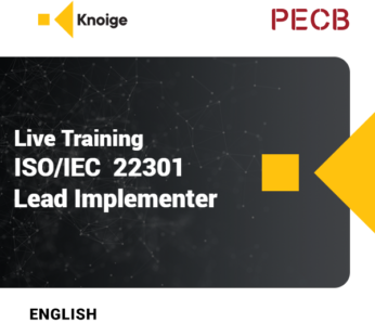 PECB ISO/IEC 22301 Business Continuity Management System Lead Implementer – Live Training