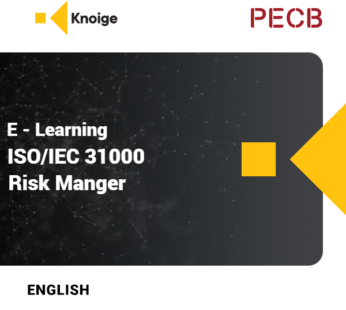 PECB ISO/IEC 31000 Risk Management Risk Manager – E – Learning