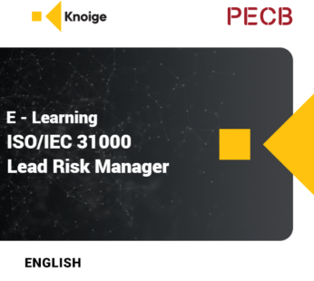 PECB ISO/IEC 31000 Risk Management Lead Risk Manager – E – Learning