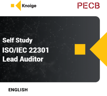 PECB ISO/IEC 22301 Business Continuity Management System Lead Auditor – Self Study