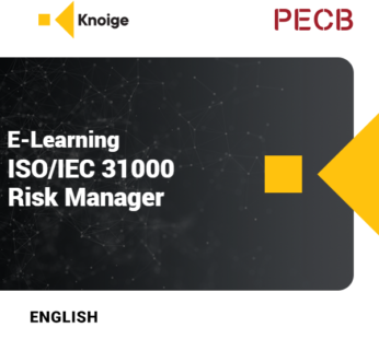 PECB ISO/IEC 31000 Risk Management Risk Manager – E – Learning